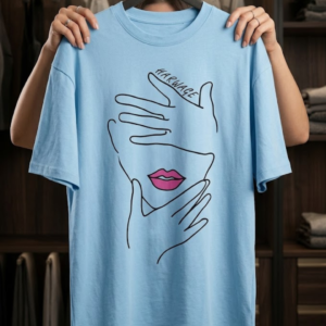 HARMAGE Graphic Oversized Yellow T-Shirt