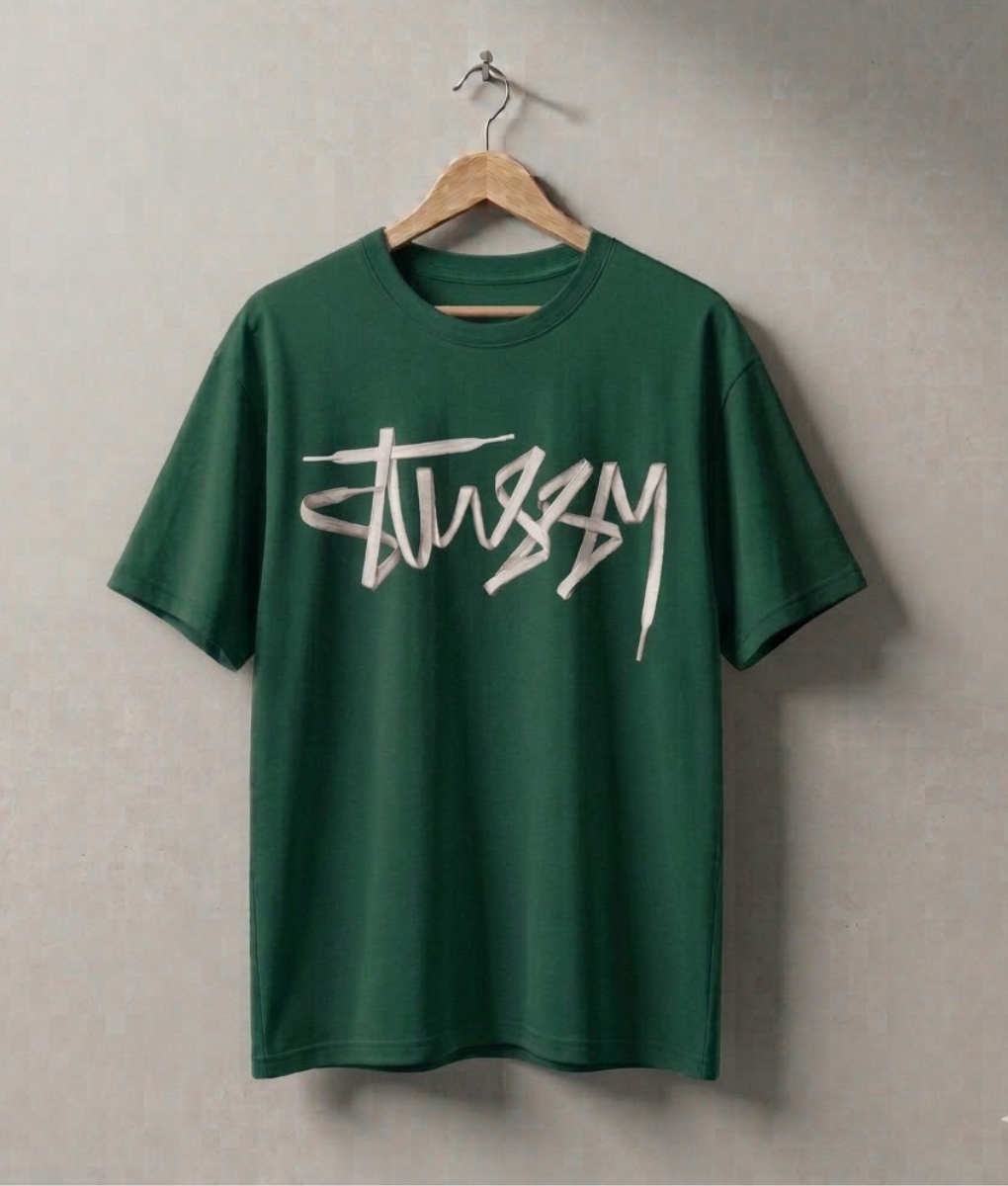 Stussy Style Oversized Graphic T-Shirt