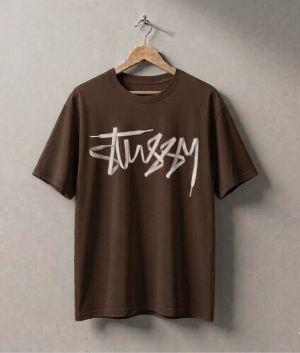Stussy Style Oversized Graphic T-Shirt